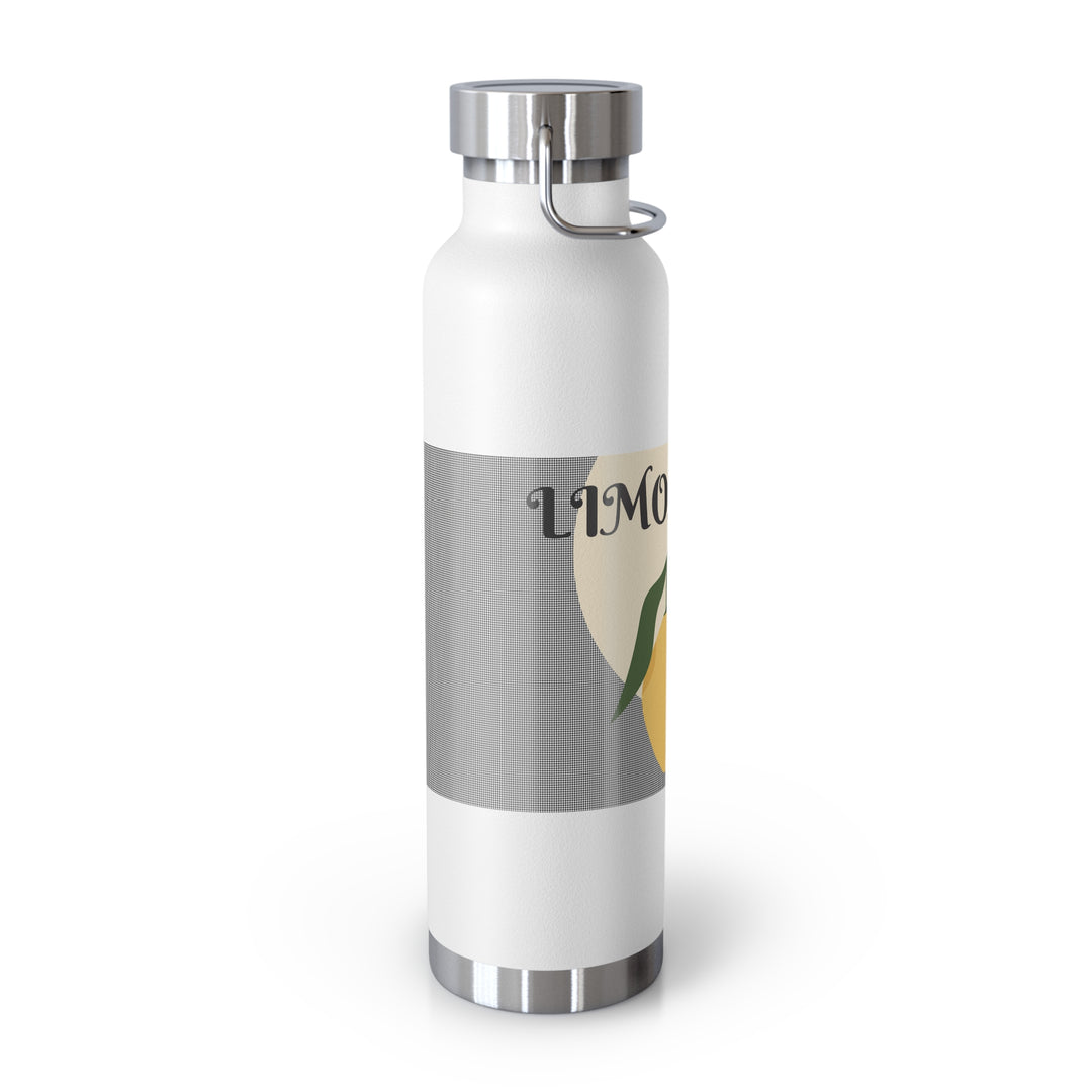 Limoncello Hounds Tooth Copper Vacuum Insulated Bottle, 22oz