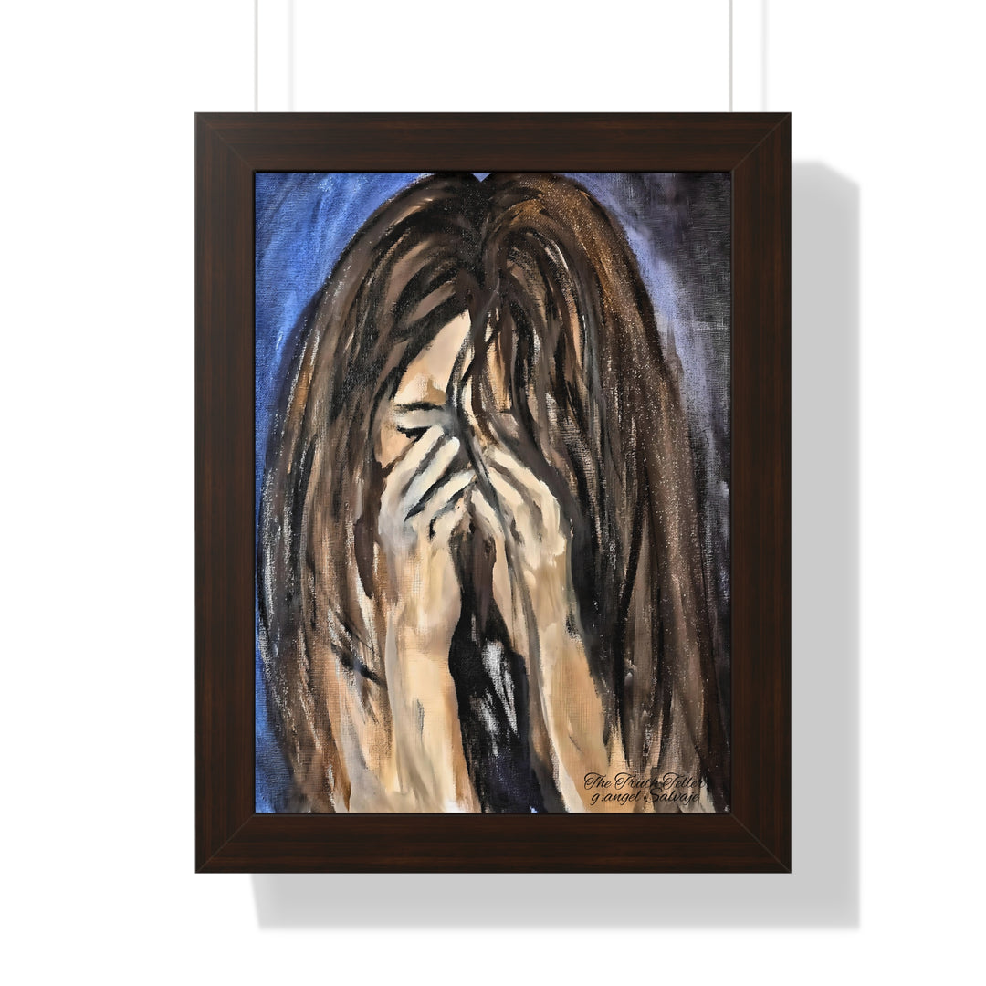 The Truth Teller Framed Vertical Poster