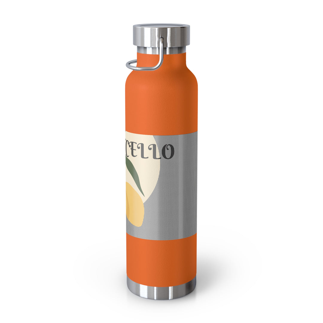 Limoncello Hounds Tooth Copper Vacuum Insulated Bottle, 22oz