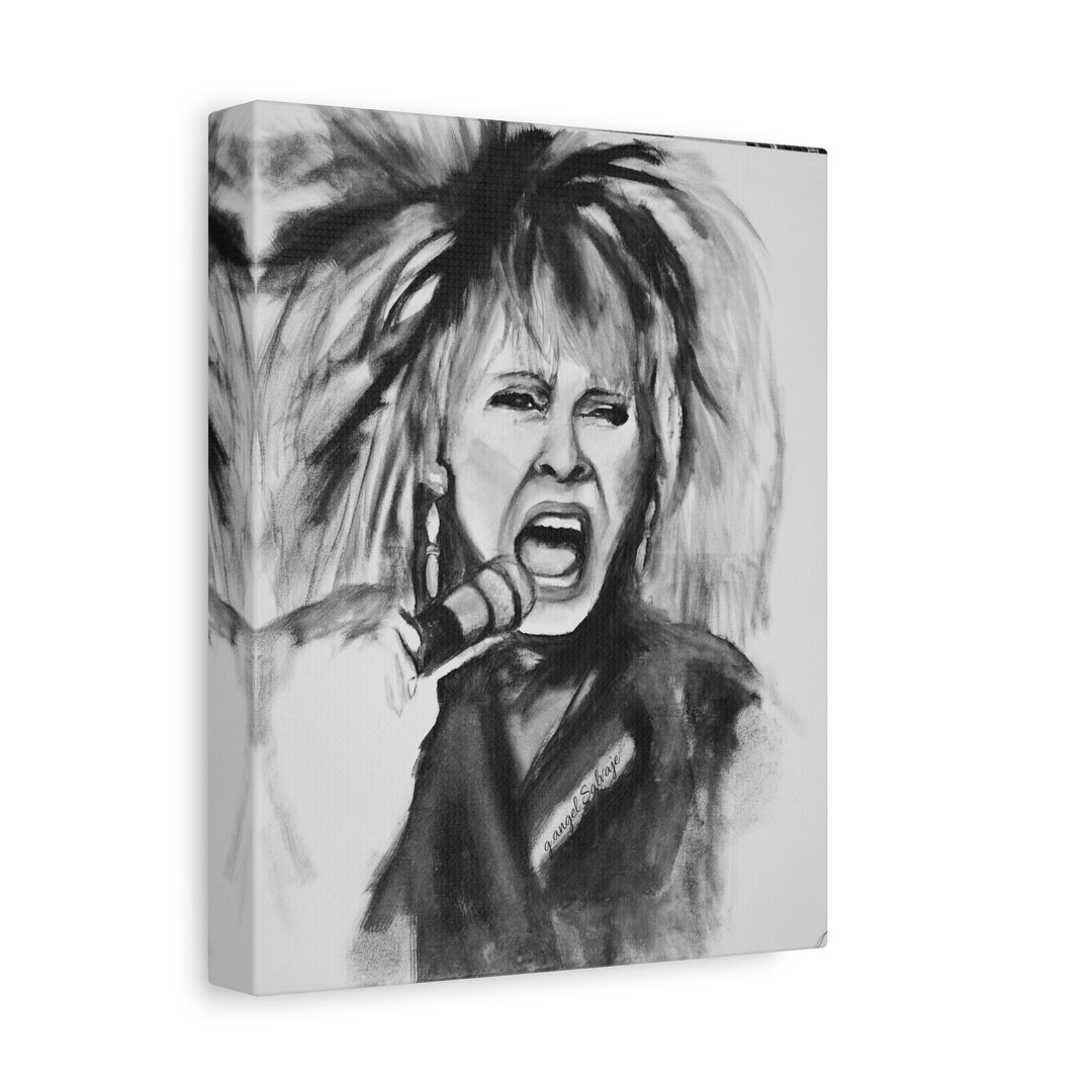 Canvas Print Tina Turner Portrait