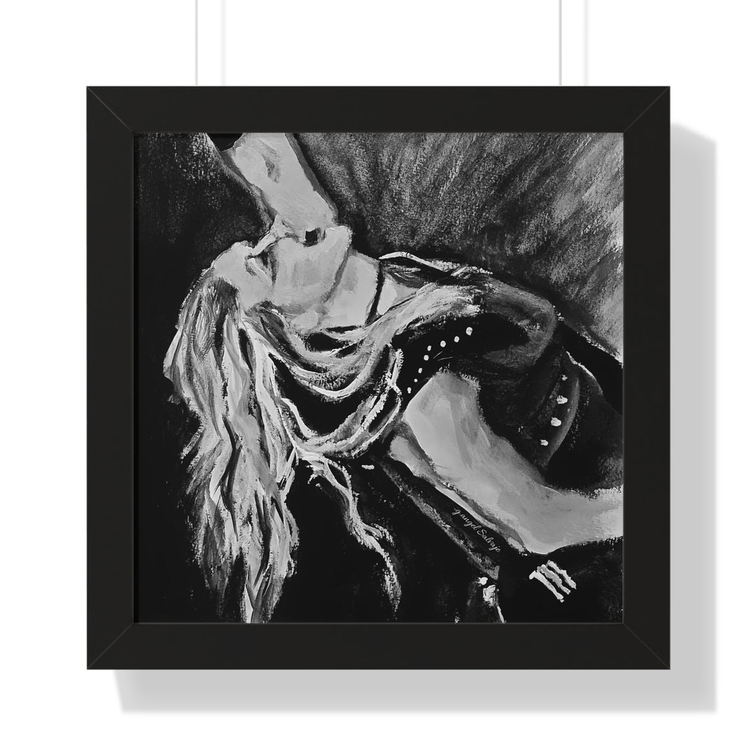 Vertical Poster - Nita Strauss Black and White Rock and Roll Series