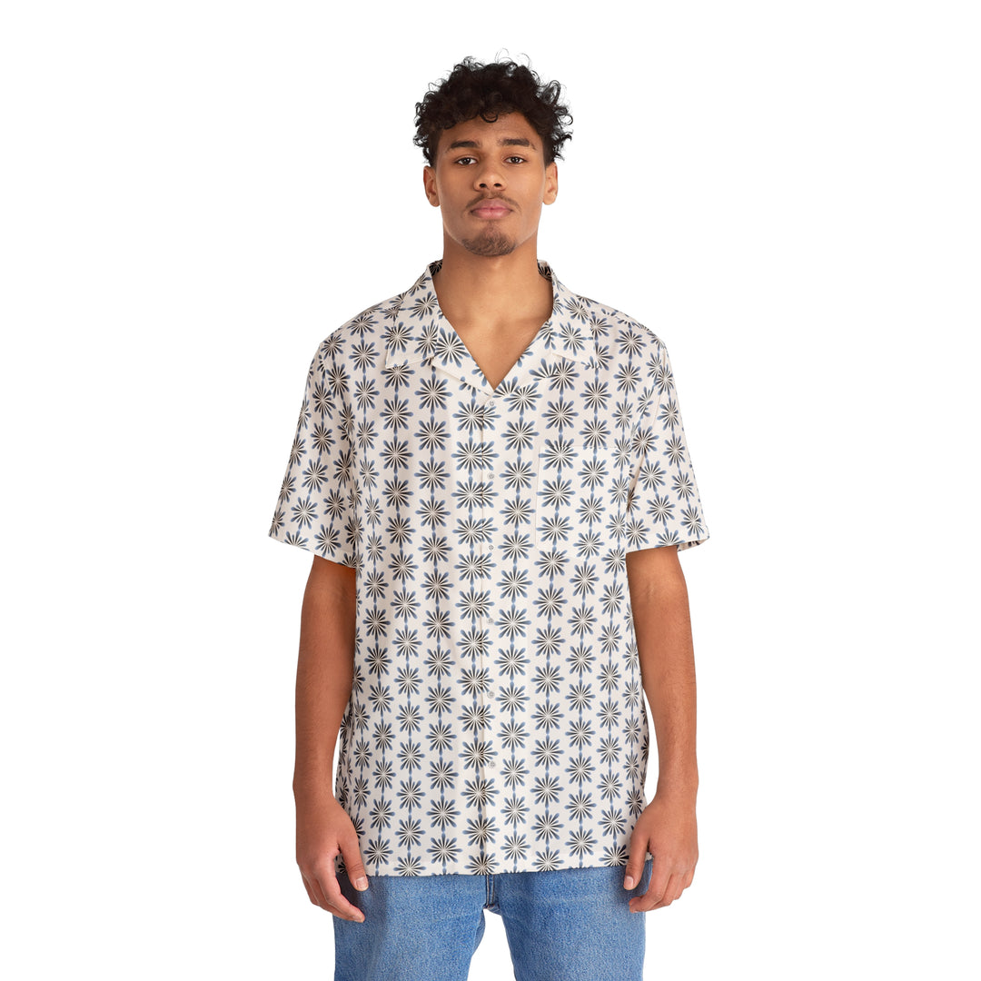 When the Cosmos  Bursts Men's Hawaiian Shirt (AOP)