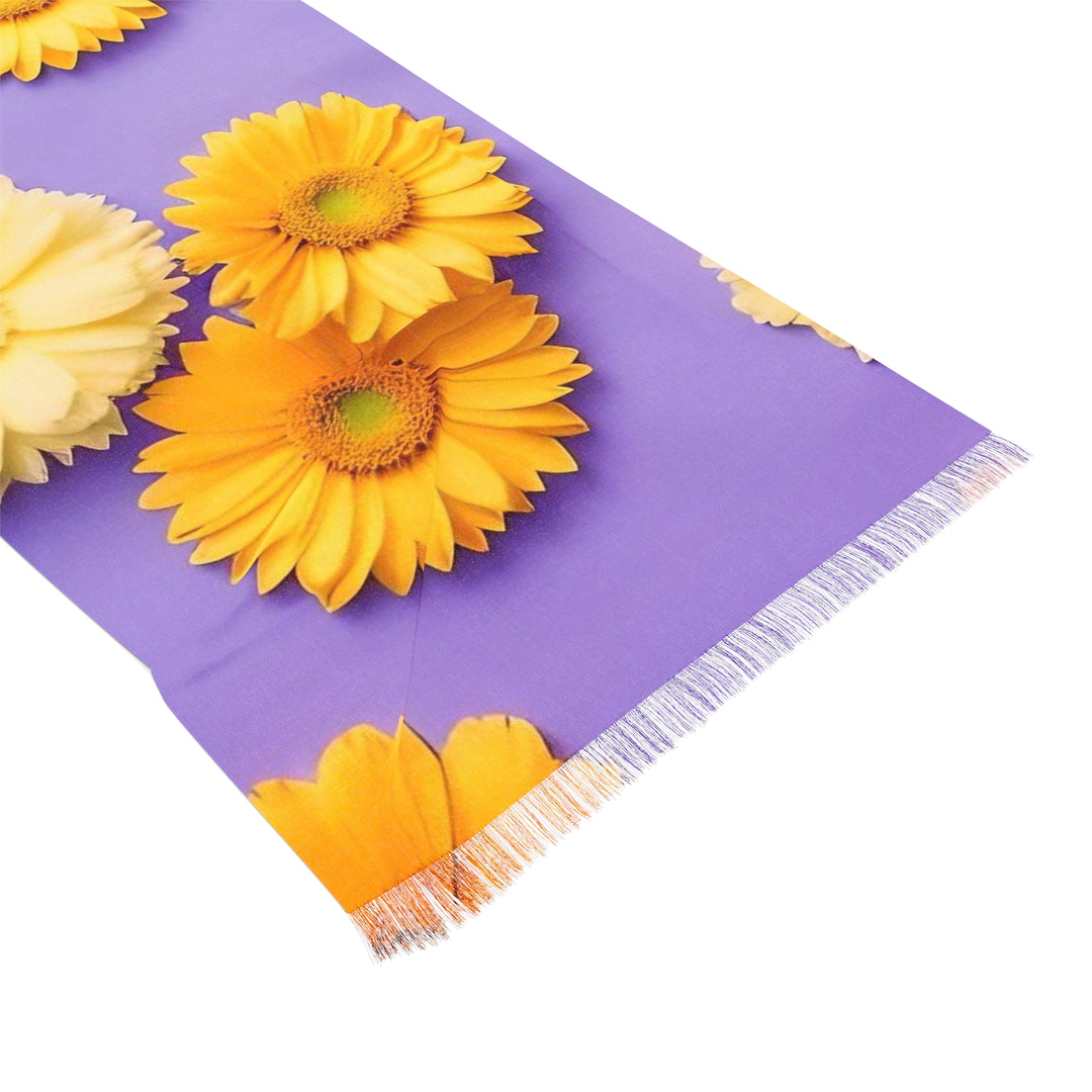 Daiseys on Lavender Light Scarf