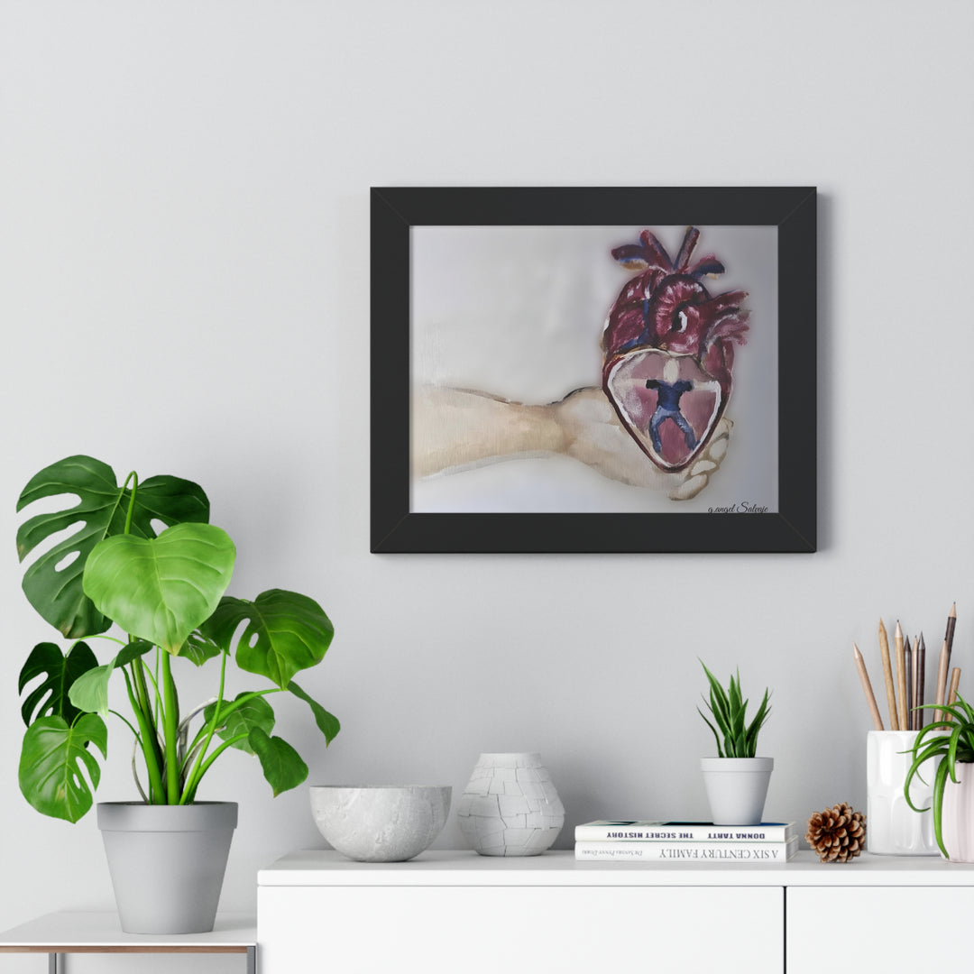 Abiding Within Framed Horizontal Poster