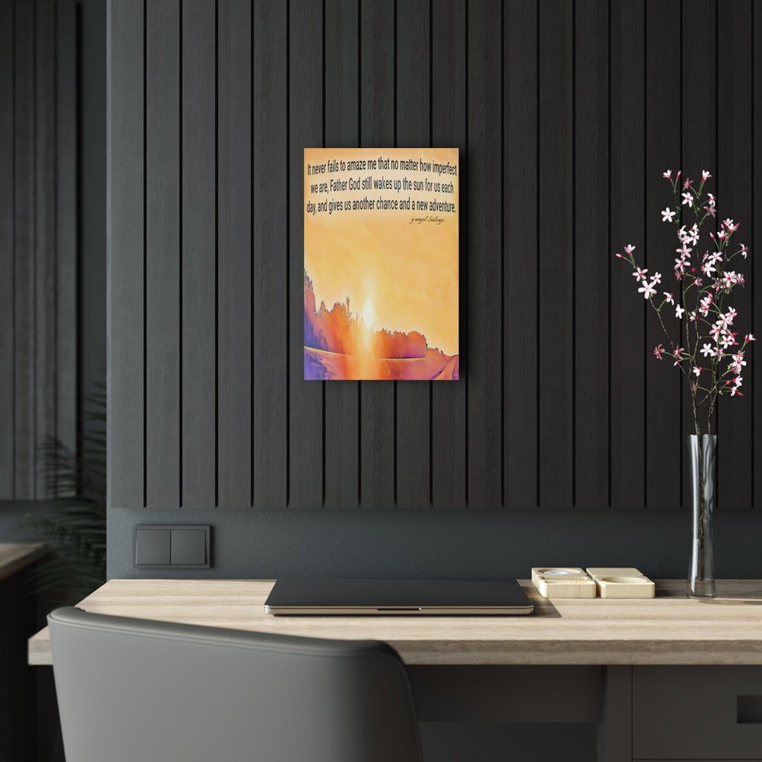 God wakes the sun Acrylic Prints