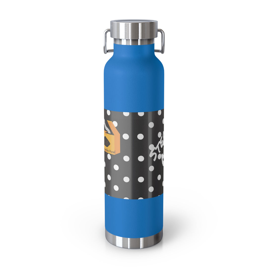 Secret Agent Cat Copper Vacuum Insulated Bottle, 22oz