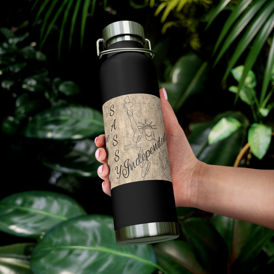 All Men Were Created Equal Copper Vacuum Insulated Bottle, 22oz