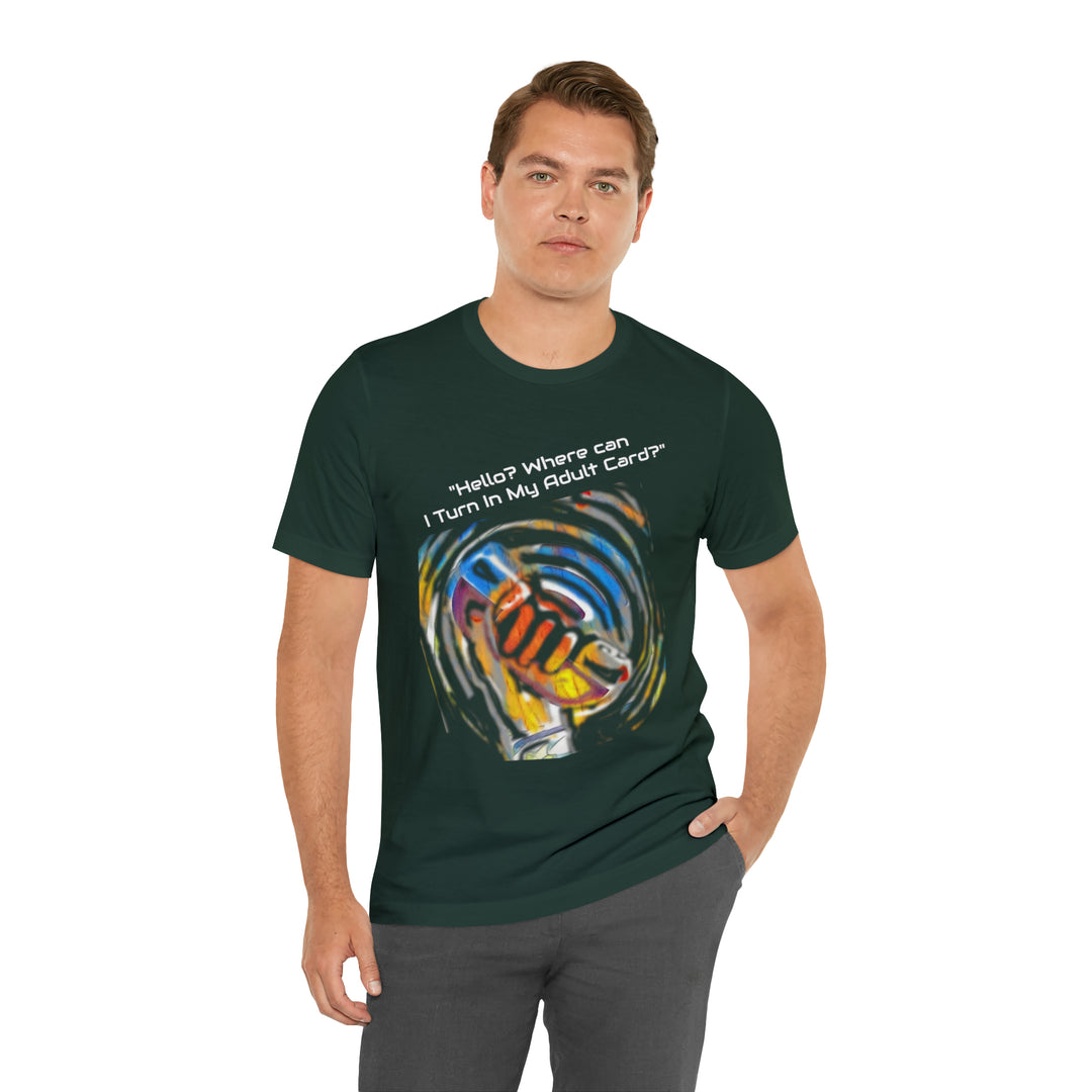 ADULT CARD Dad Jokes Unisex Jersey Short Sleeve Tee
