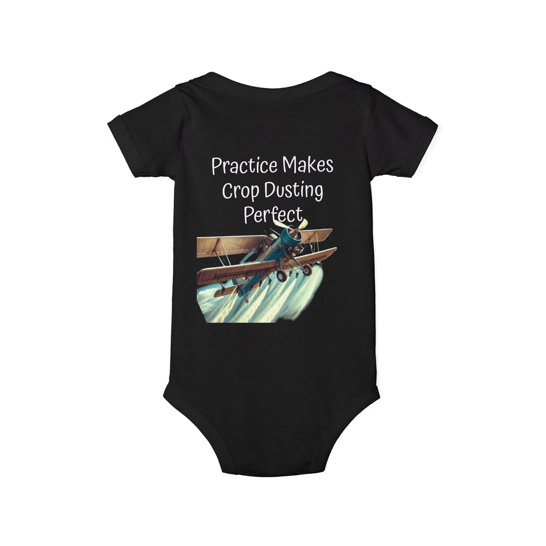 Onesie - Funny Baby Crop Duster Infant Jersey One Piece