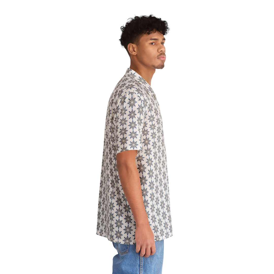 When the Cosmos  Bursts Men's Hawaiian Shirt (AOP)