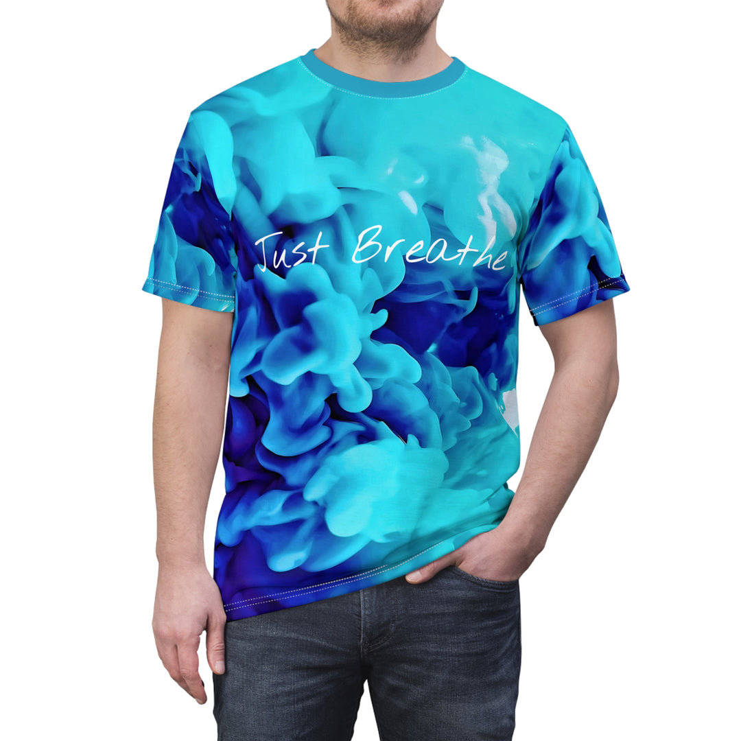 Just Breathe Unisex Cut & Sew Tee (AOP)