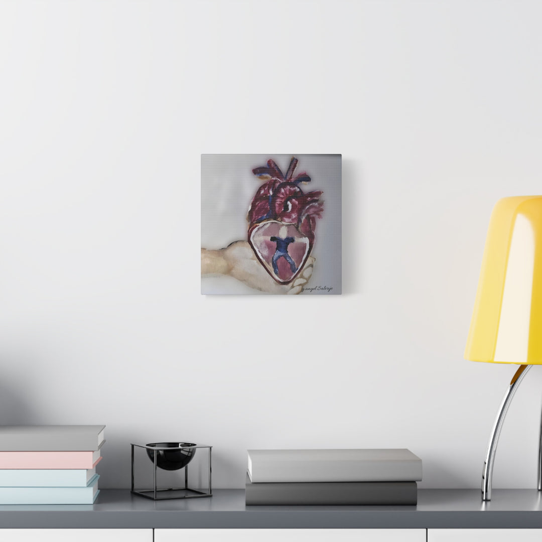Canvas Print - Abiding Within:Extremely Whole Hearted Sleeves Painting by g angel Salvaje