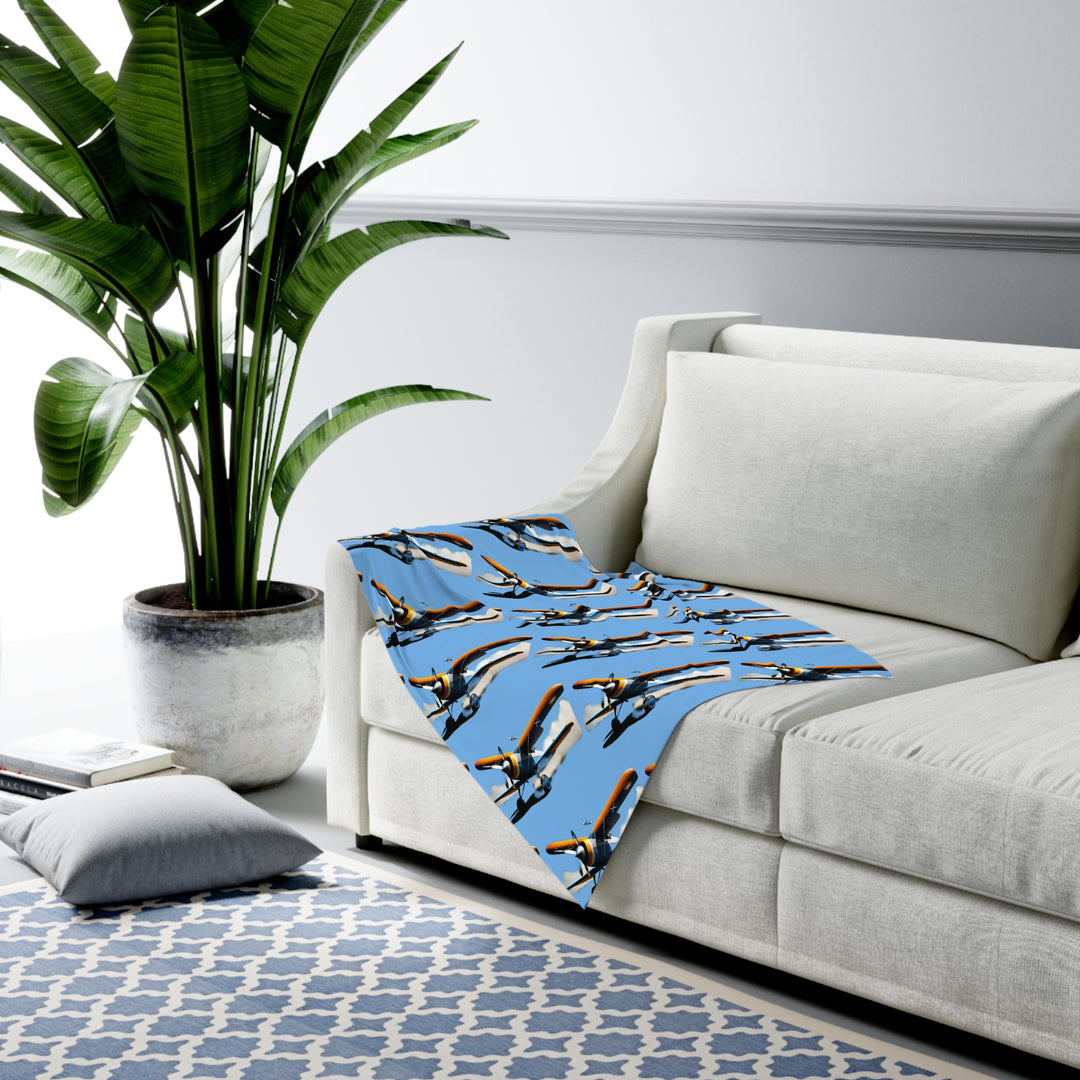 Airplanes Baby Swaddle Blanket