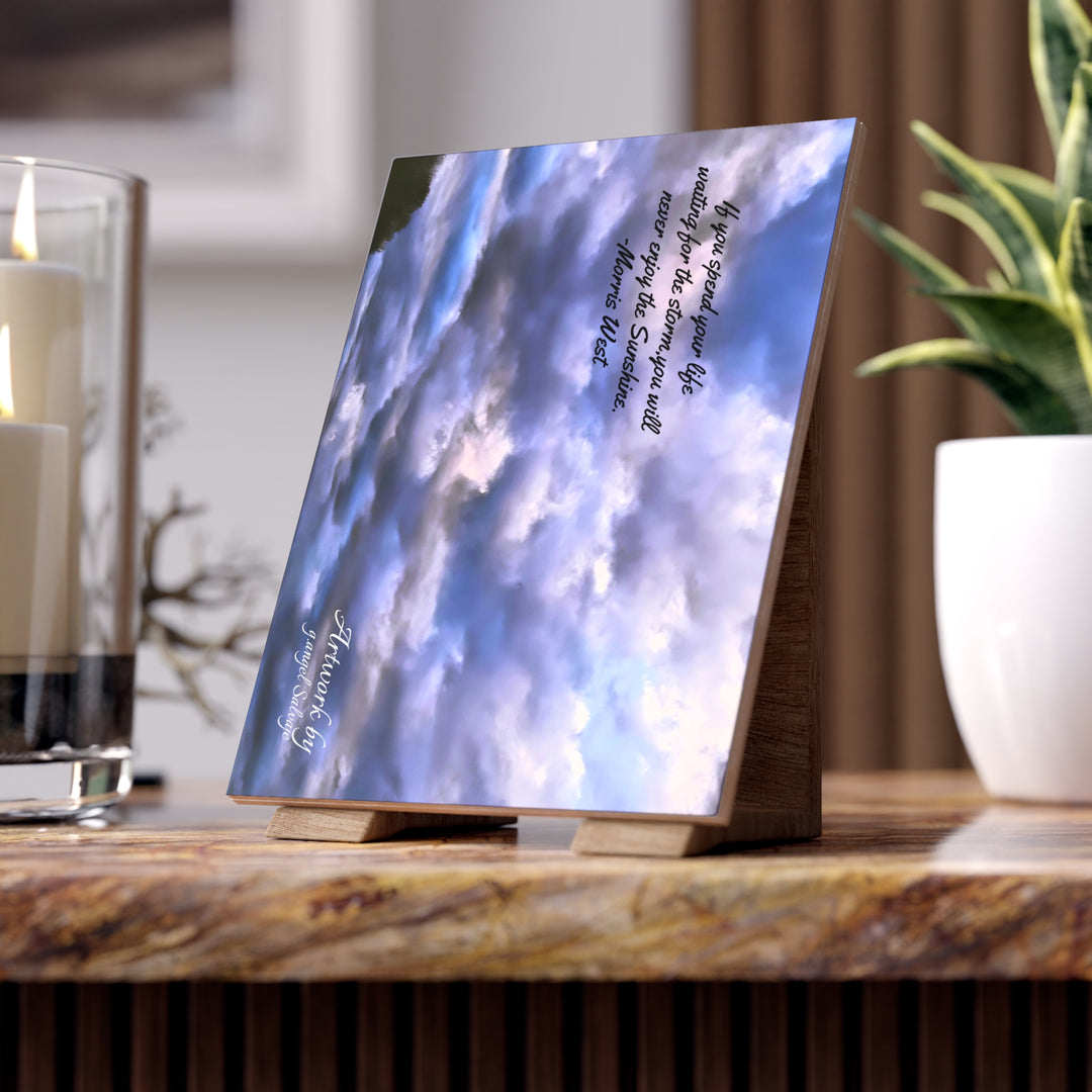 Don't Miss The Sunshine, Ceramic Photo Tile
