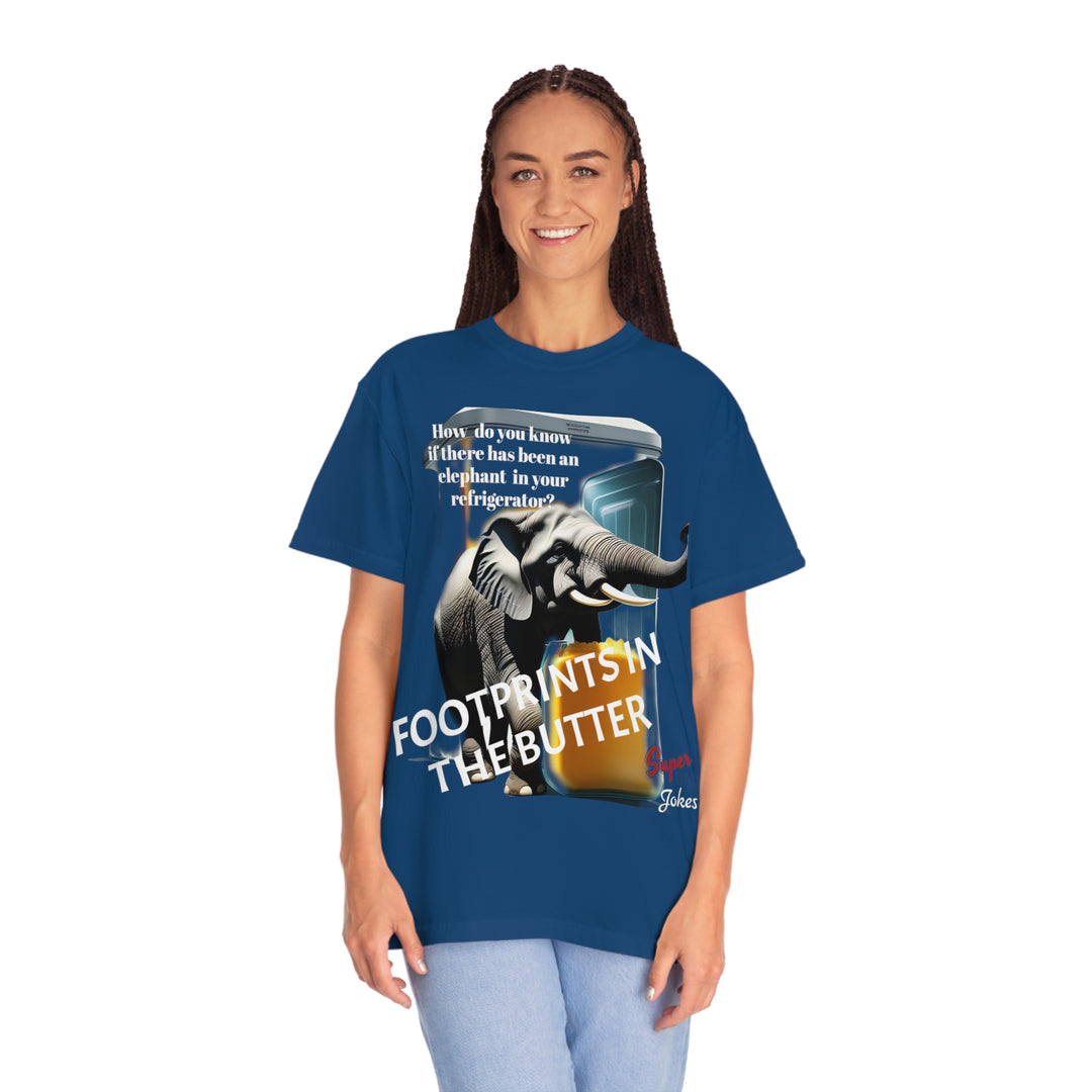 Dad jokes elephant Unisex Garment-Dyed T-shirt