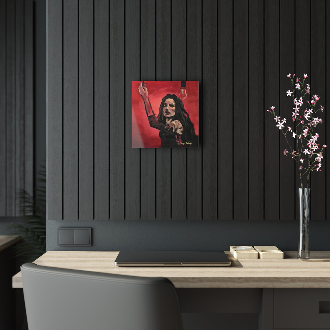 Acrylic Print - Roxanne Turn Off the Red Light, Inspired by Songs about Sex Trafficking