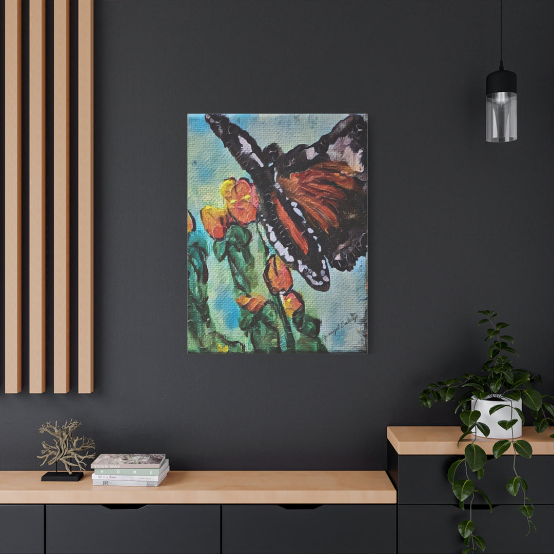 Canvas Print - Monarch Queen Butterfly