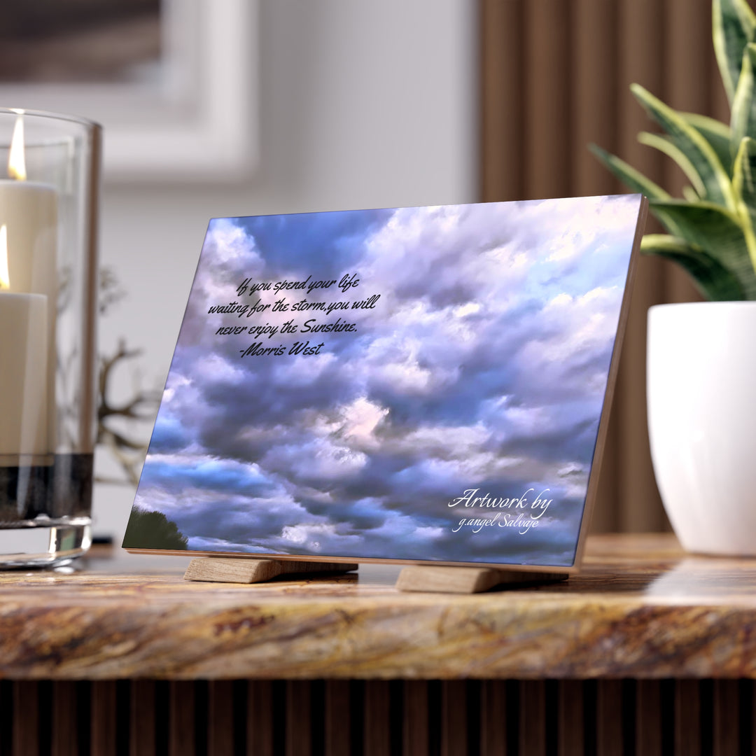 Don't Miss The Sunshine, Ceramic Photo Tile