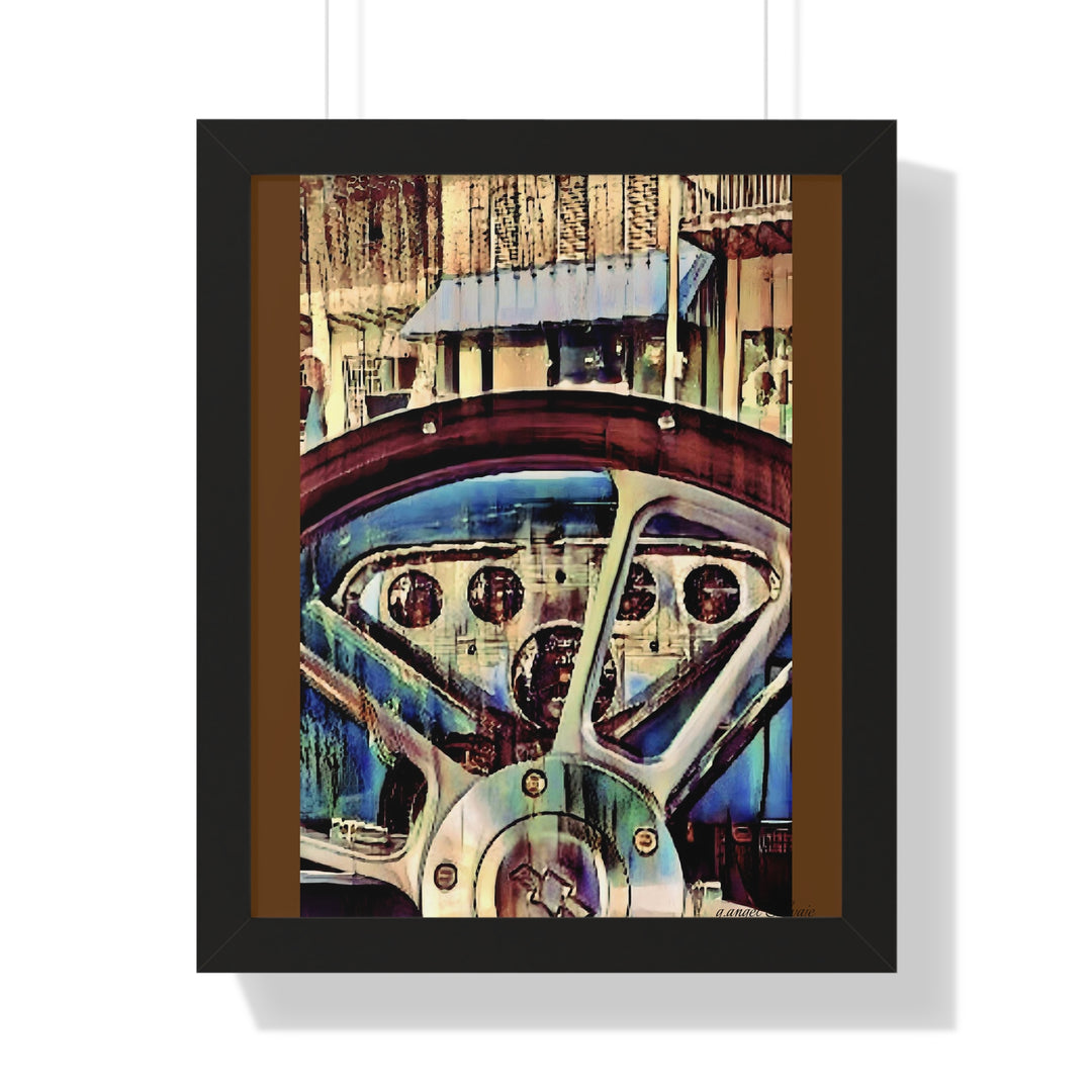 Chevy Apache Driver's Seat Framed Vertical Poster