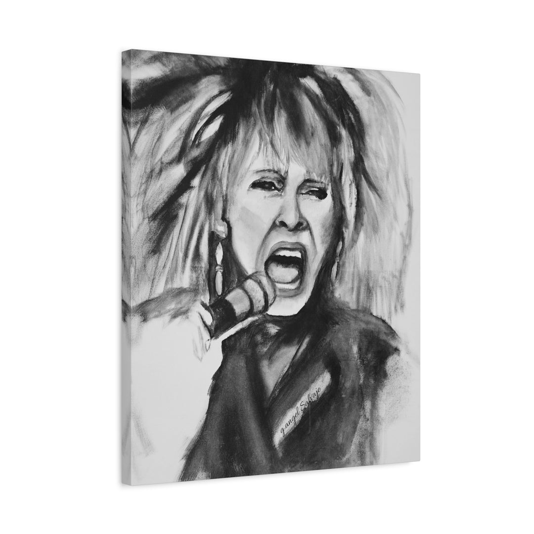 Canvas Print Tina Turner Portrait