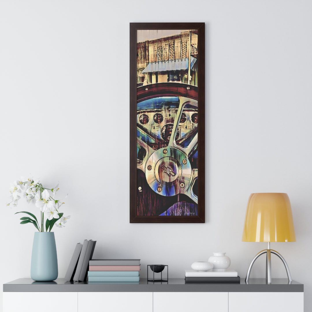 Chevy Apache Driver's Seat Framed Vertical Poster
