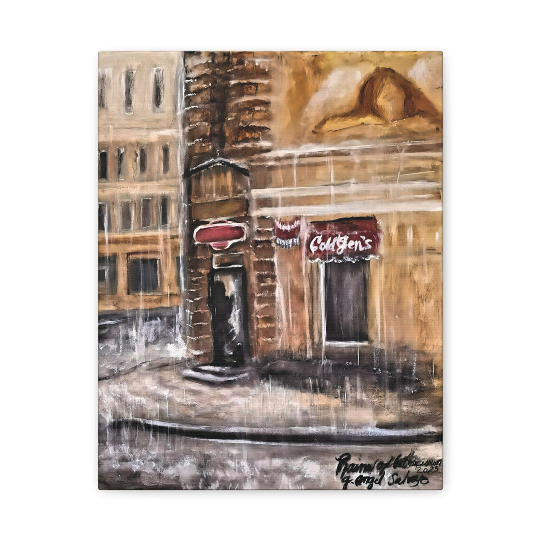 Realist Tones Canvas Print - Tears of Intercession-Urban Rainscape Design