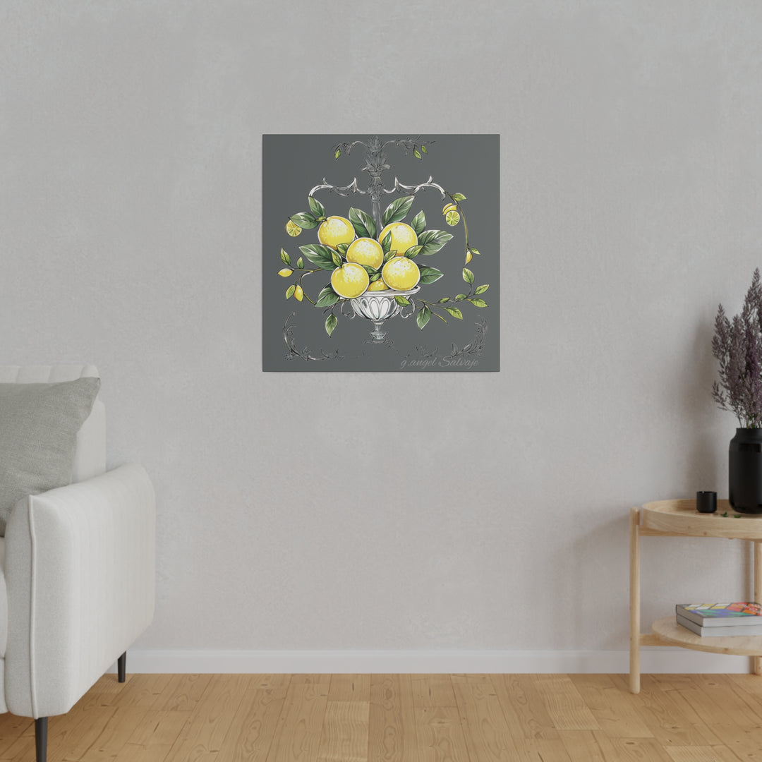 Lemons Centerpiece Matte Canvas, Stretched, 0.75"