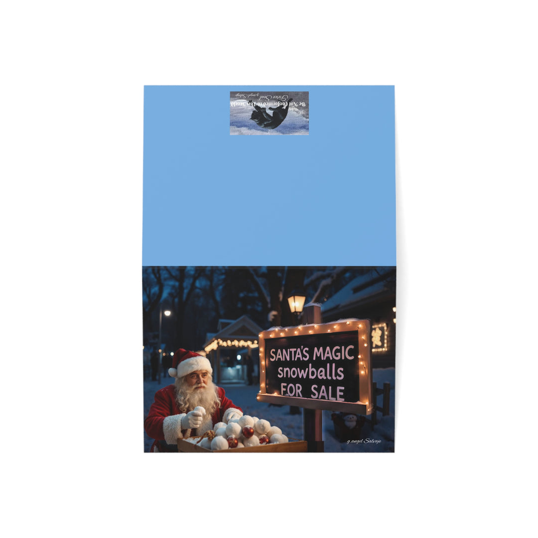 Christmas Magic Greeting Cards horizontal