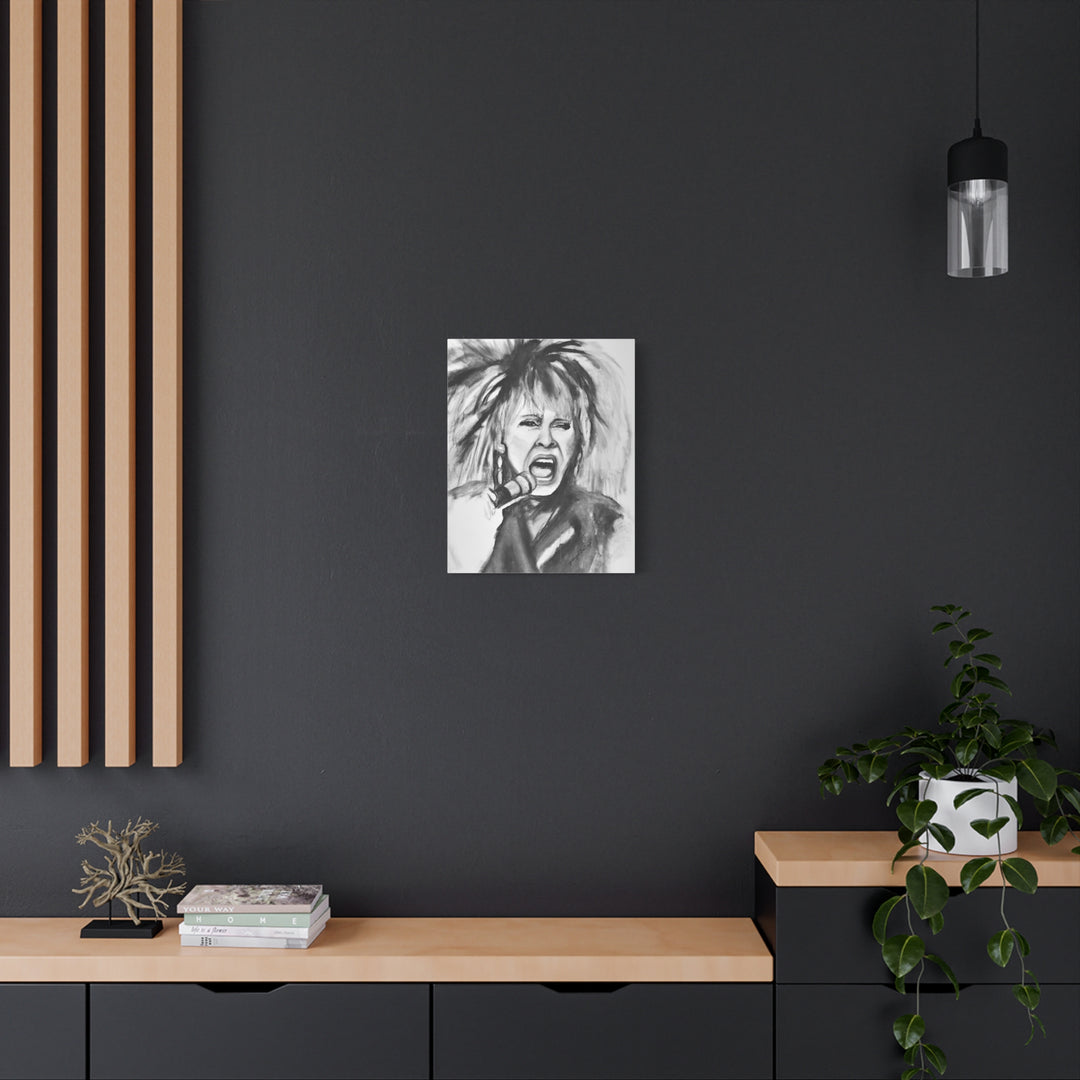 Canvas Print Tina Turner Rock and Roll Portrait