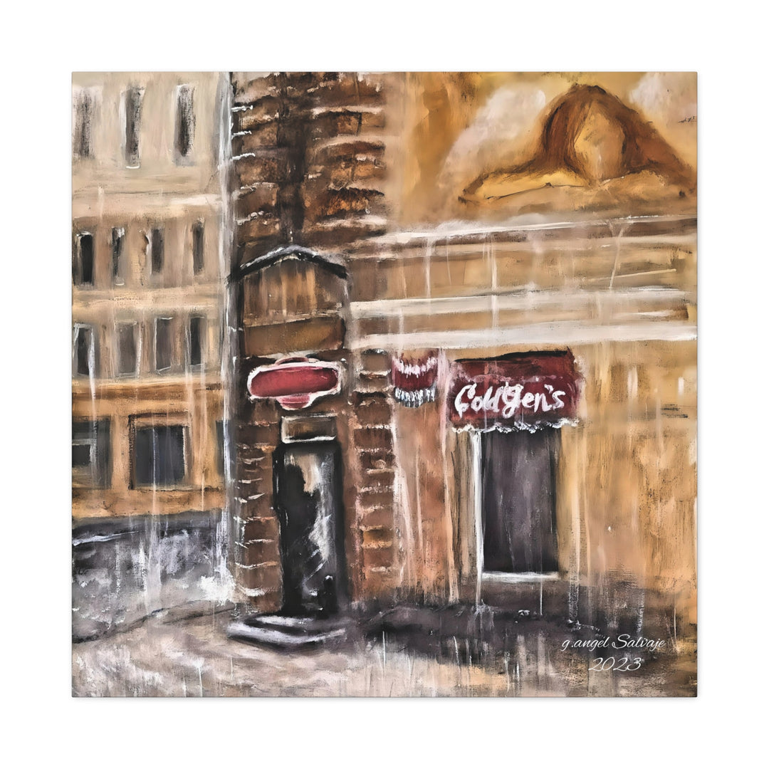 Realist Tone Canvas Print - Tears of Intercession Realist Tone by g angel Salvaje
