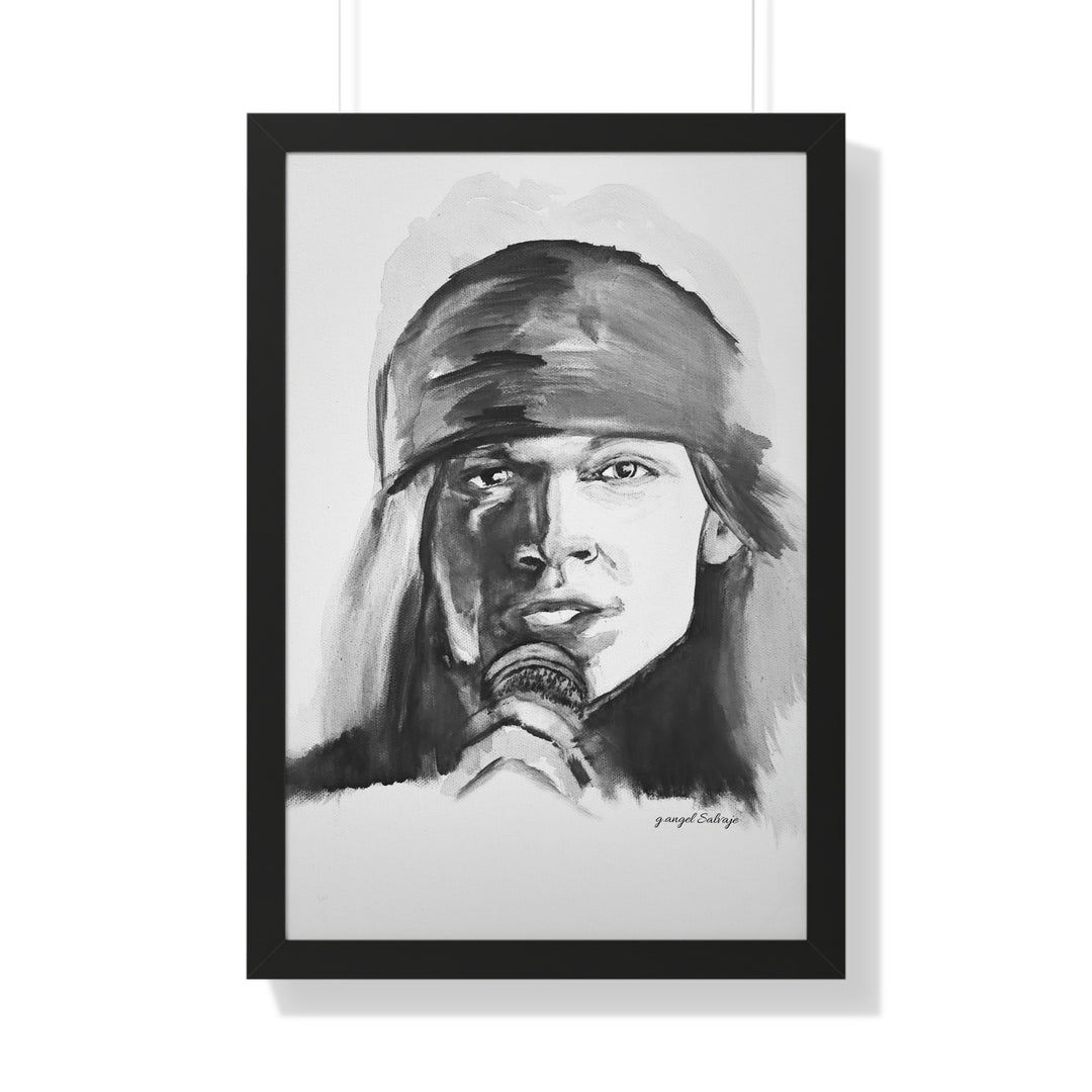 Axle Rose Vertical Poster