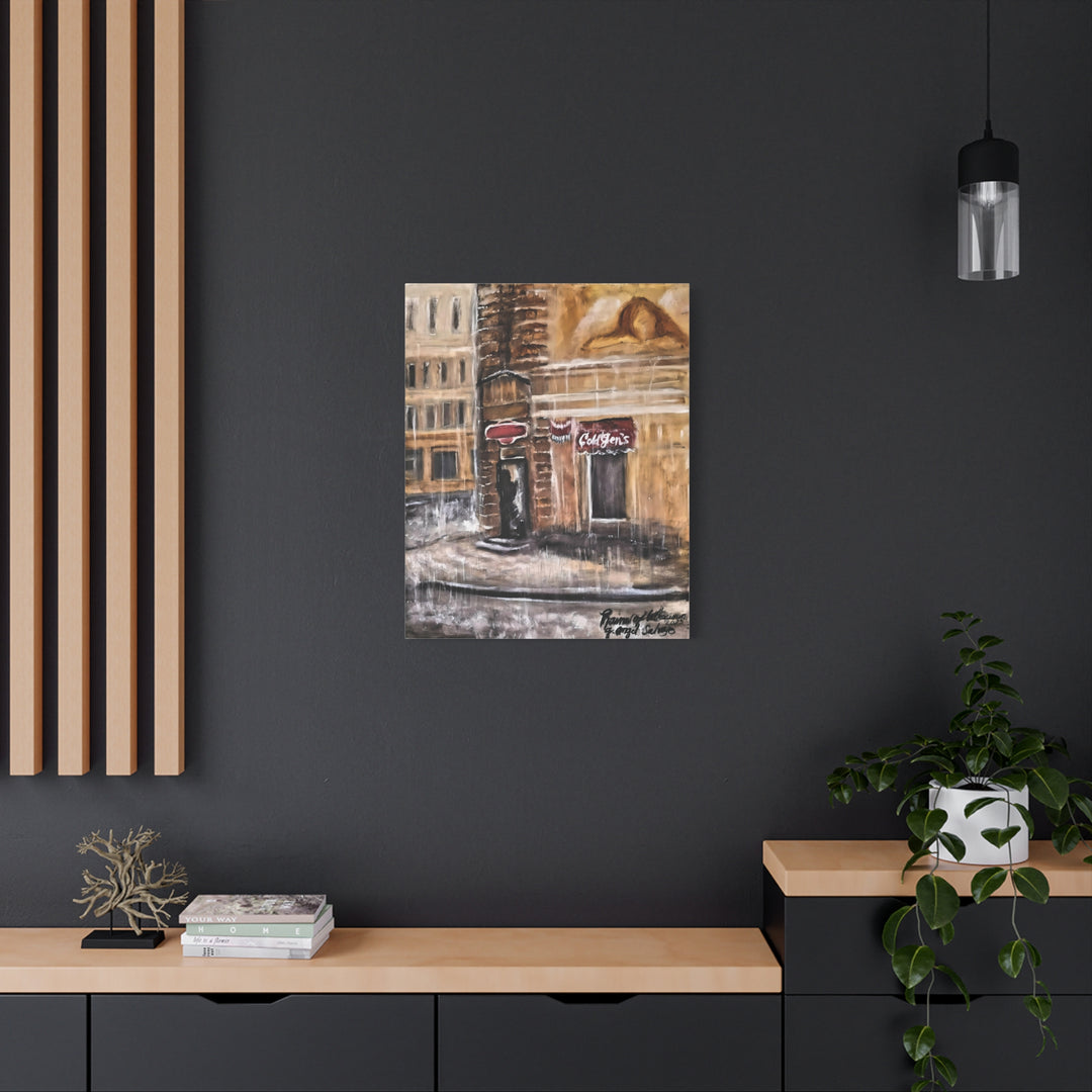 Realist Tones Canvas Print - Tears of Intercession-Urban Rainscape Design