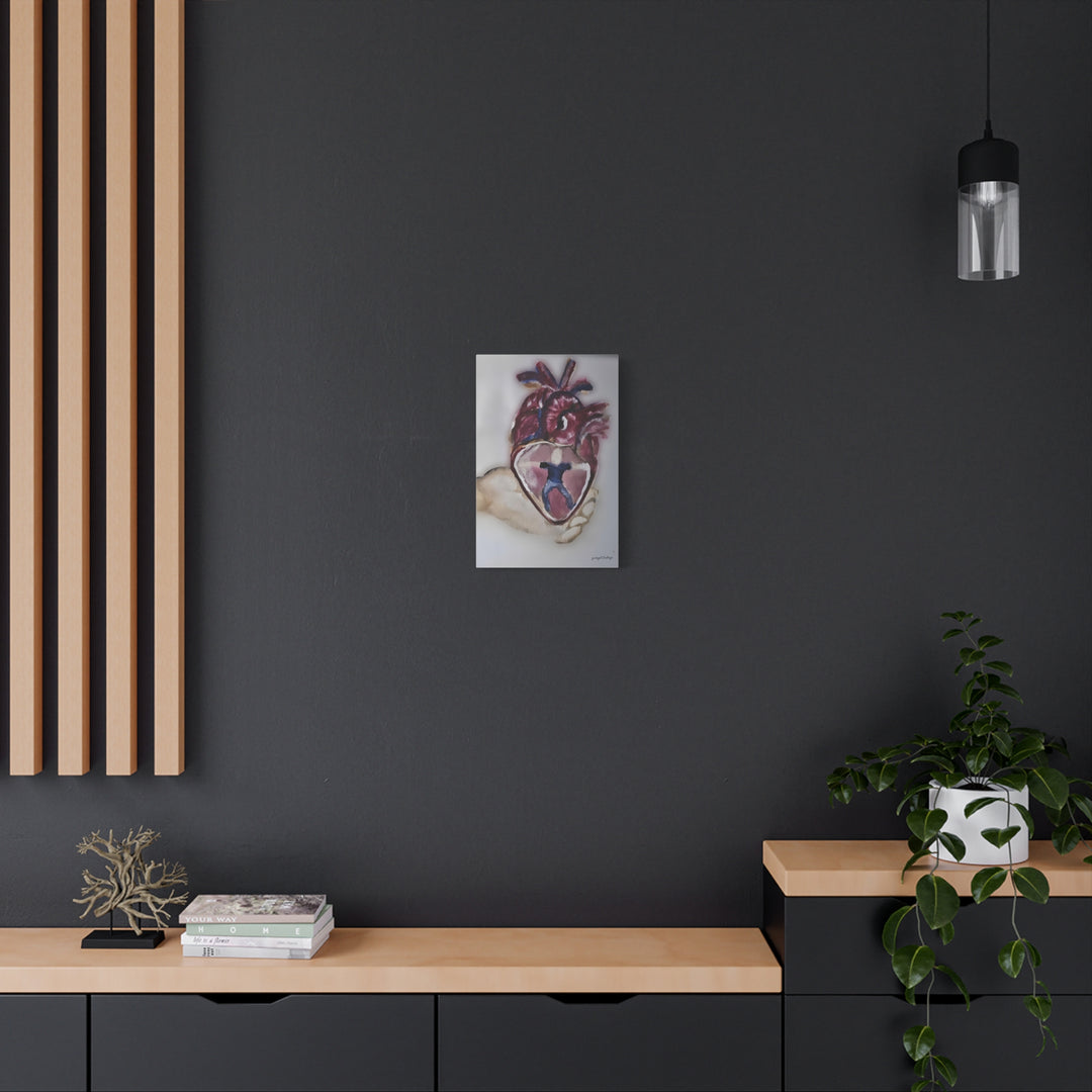 Canvas Print - Abiding Within:Extremely Whole Hearted Sleeves Painting by g angel Salvaje