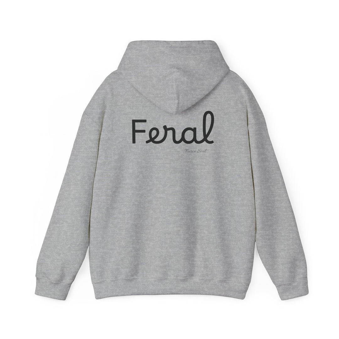 Hooded Sweatshirt - Feral Cat Drama Free Design