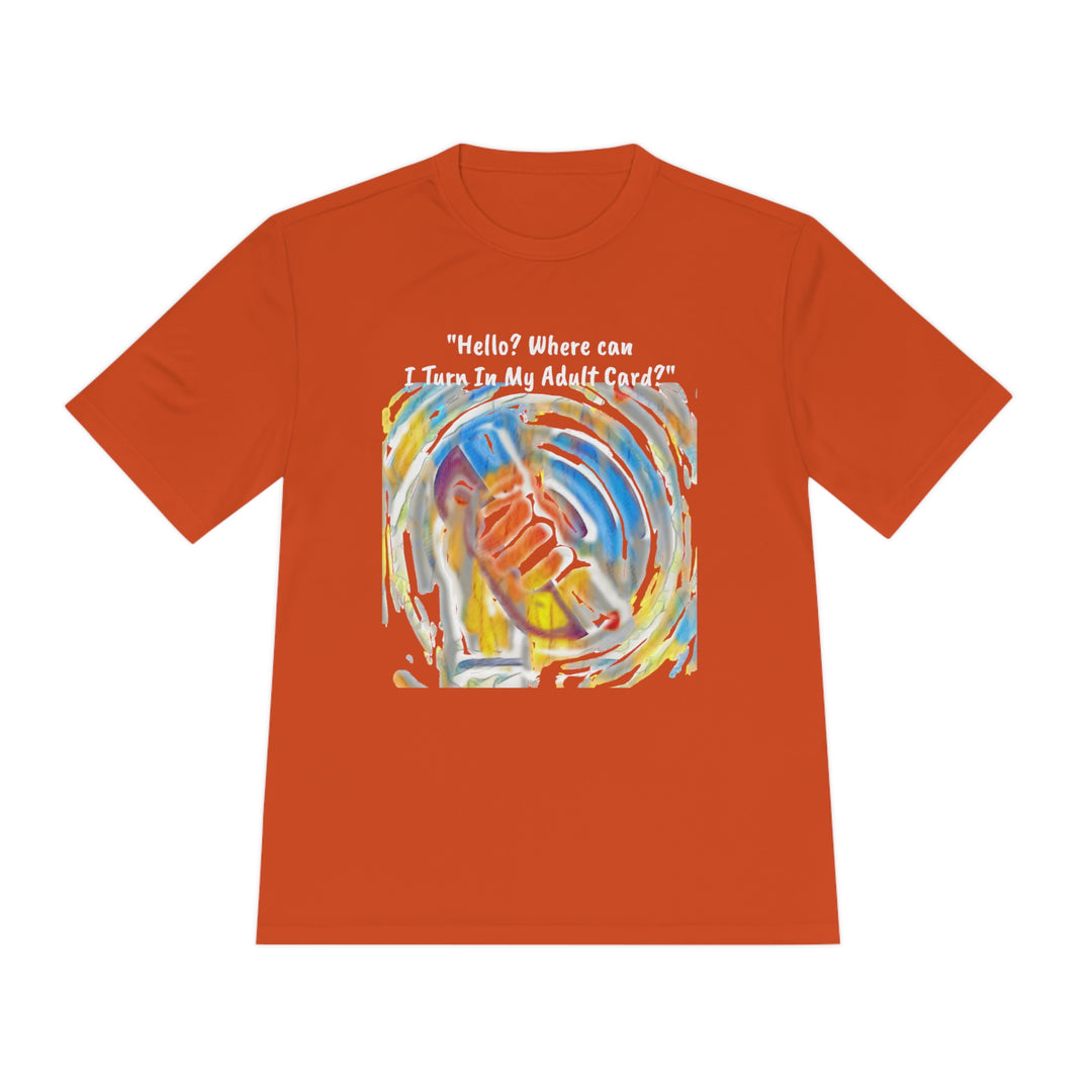 Adult Card Returns Unisex Moisture Wicking Tee