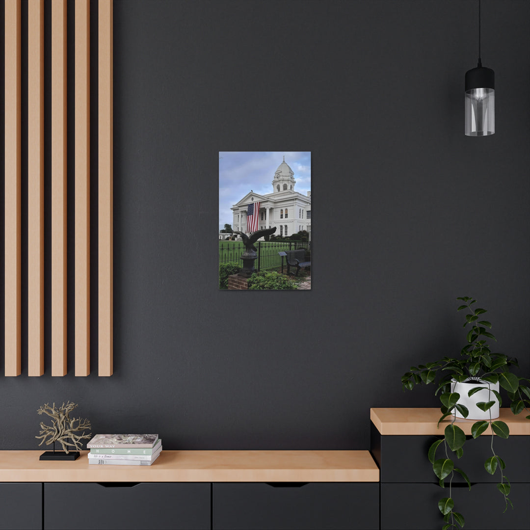 Colbert County Flag and Eagle Canvas Gallery Wraps
