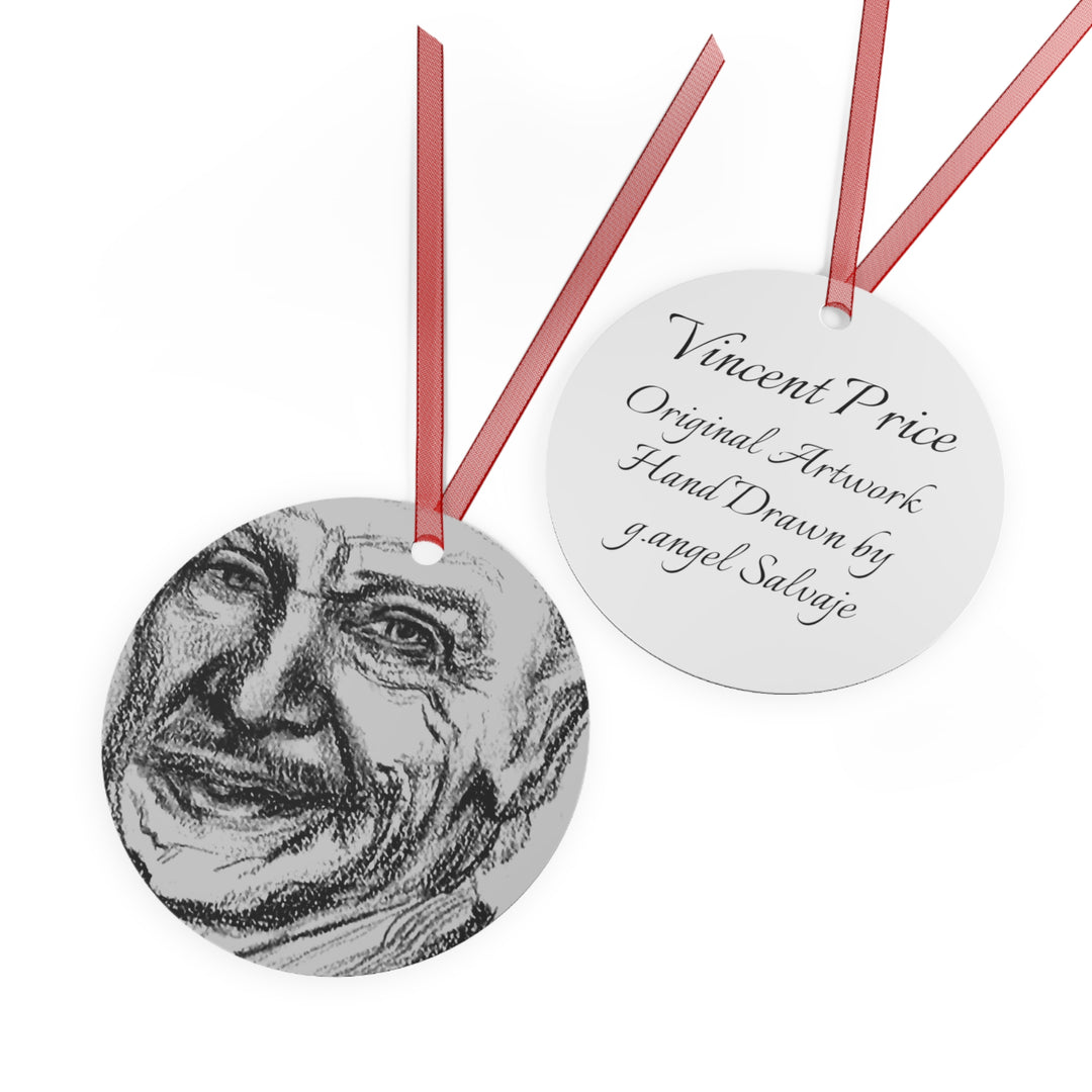 Vincent Price Metal Ornaments