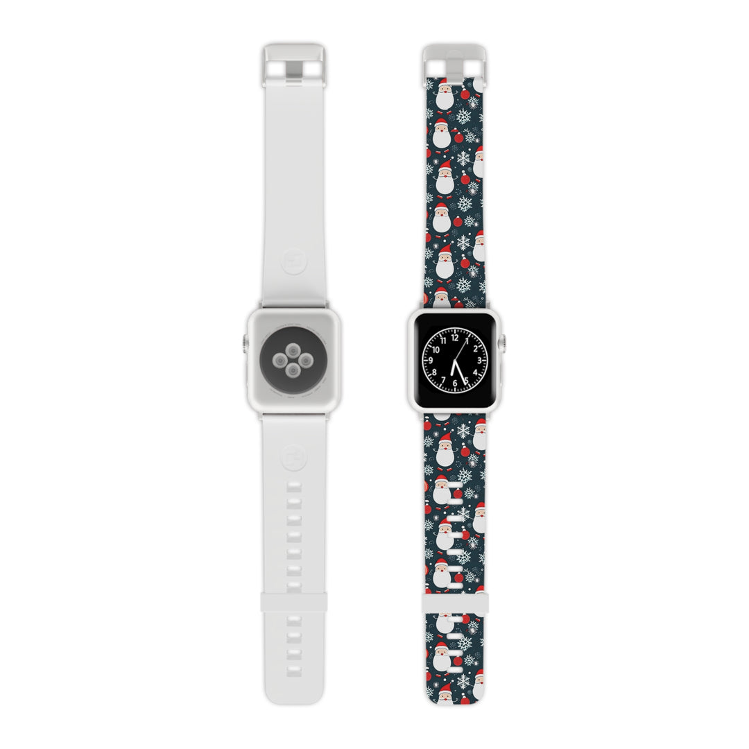 Santa and snowflakes Watch Band for Apple Watch