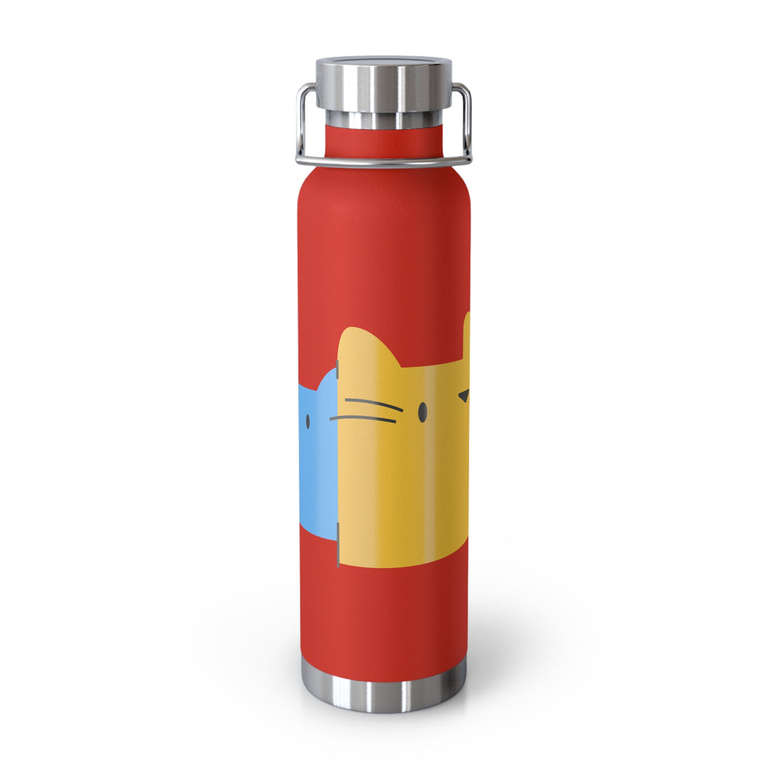 Spy Cats Copper Vacuum Insulated Bottle, 22oz