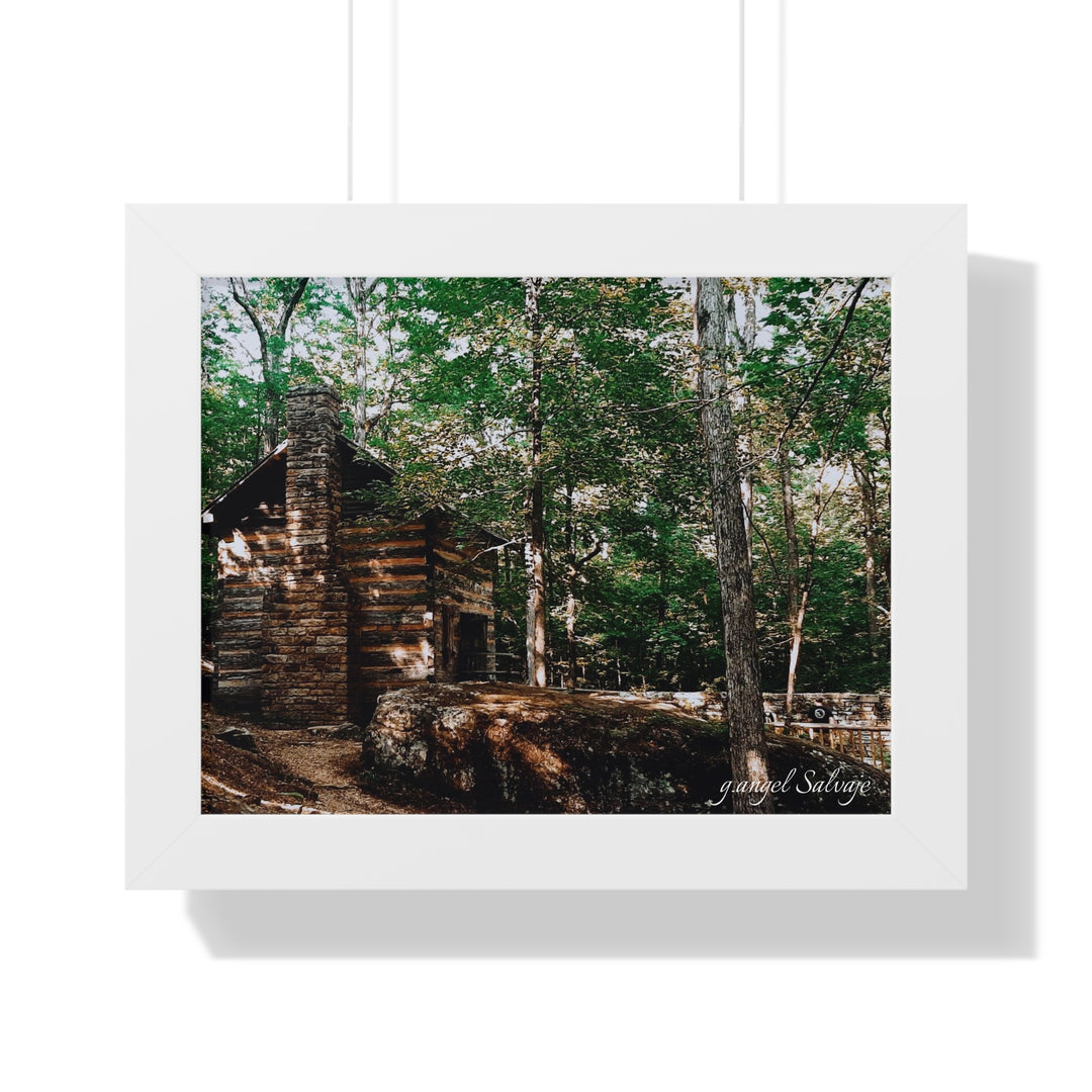 Just a Cabin in the Corner of Gloryland Framed Horizontal Poster