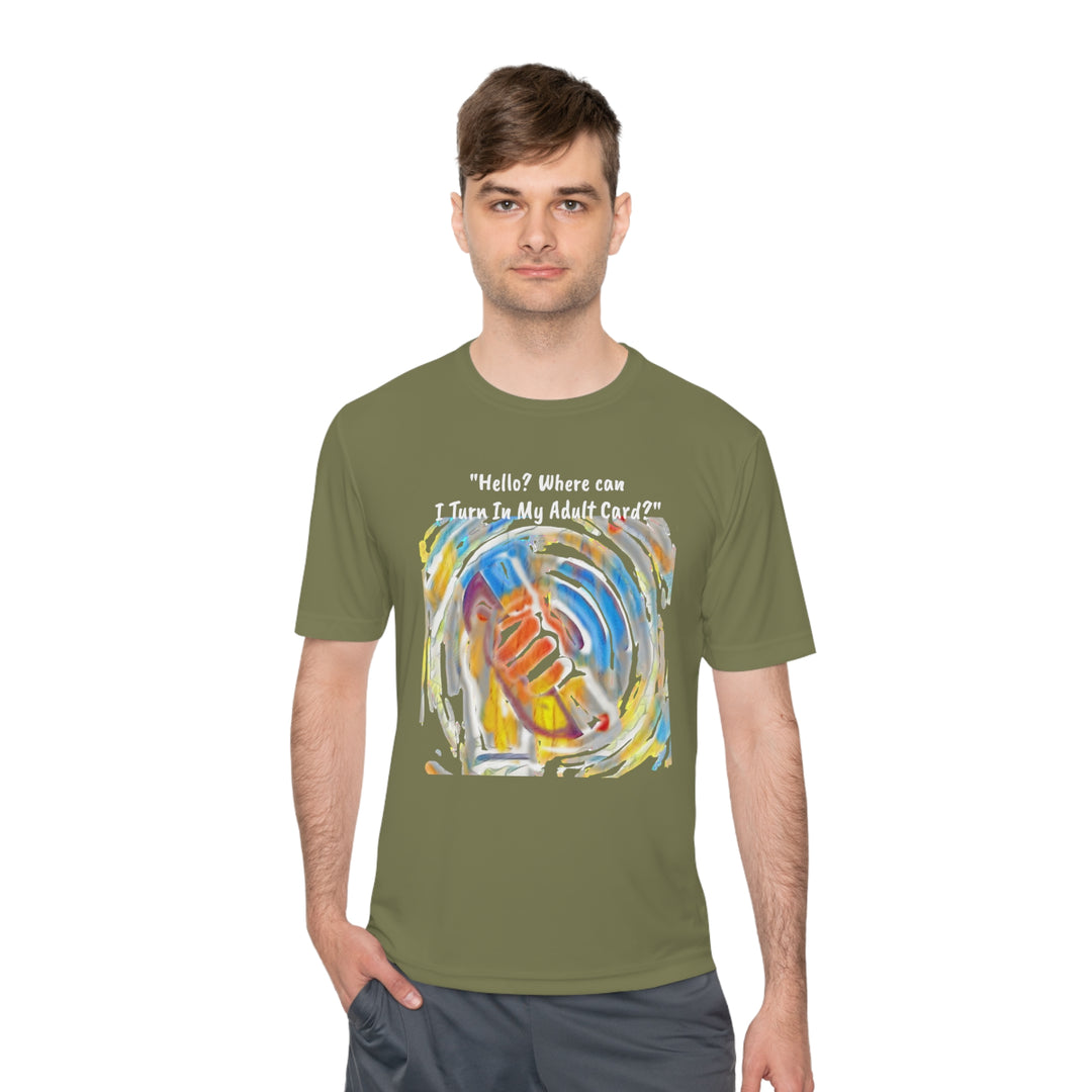 Adult Card Returns Unisex Moisture Wicking Tee