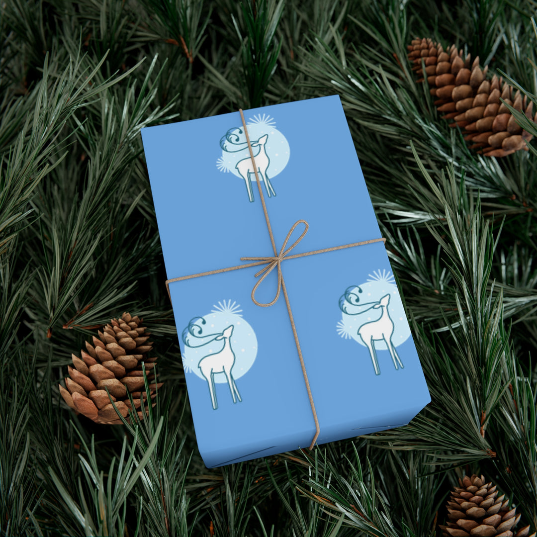 Reindeer in the Snow Gift Wrap Papers
