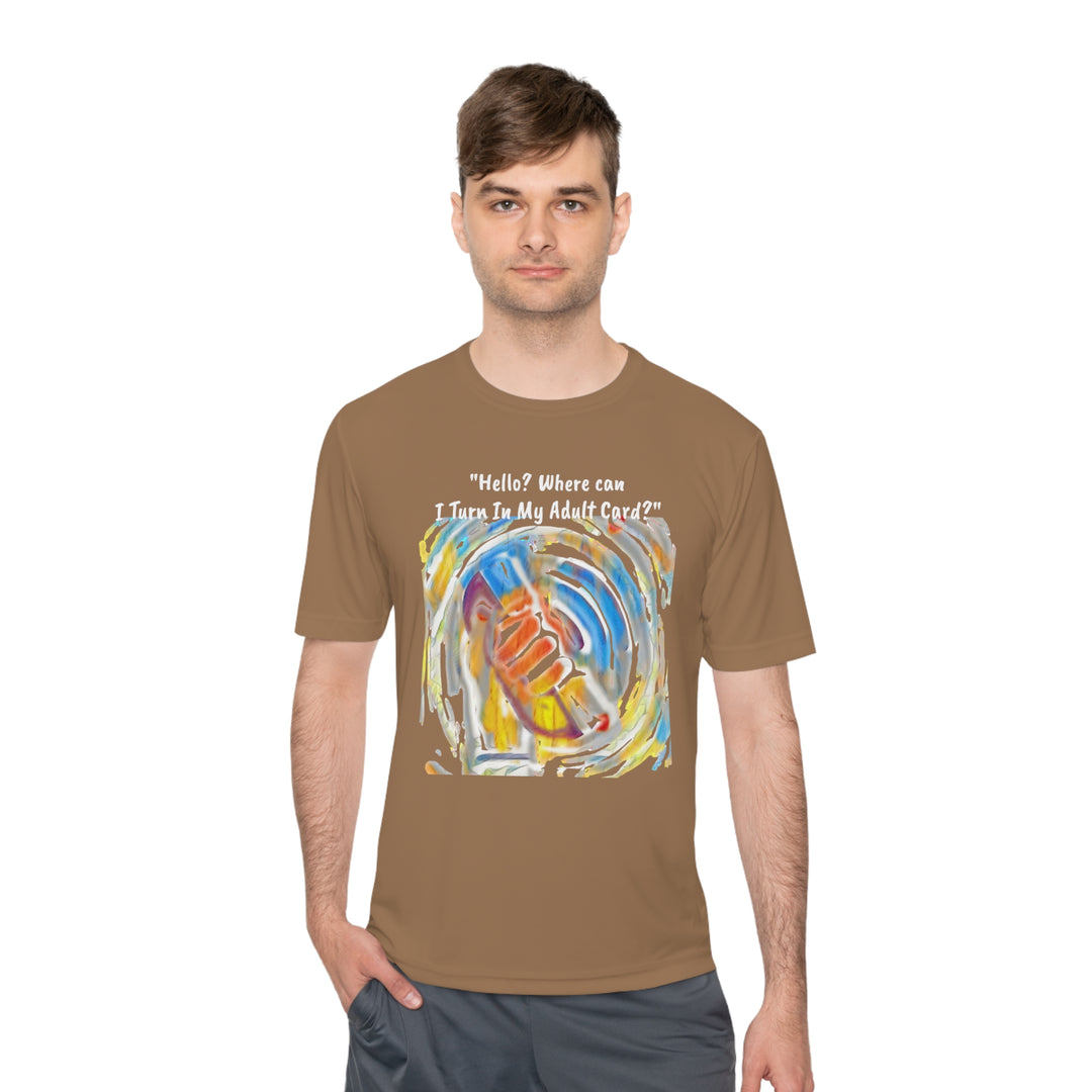 Adult Card Returns Unisex Moisture Wicking Tee