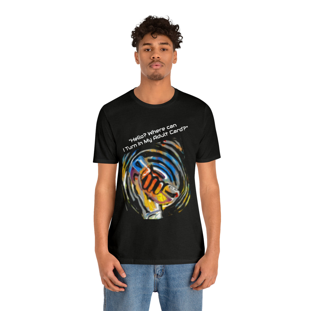 ADULT CARD Dad Jokes Unisex Jersey Short Sleeve Tee