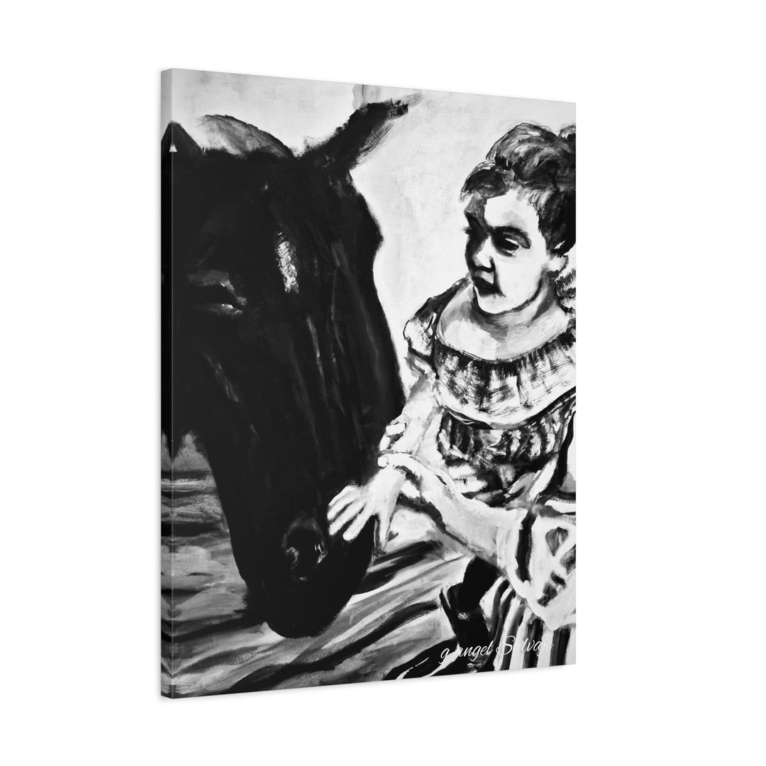New Best Friend Canvas Art - Elegant Home Decor