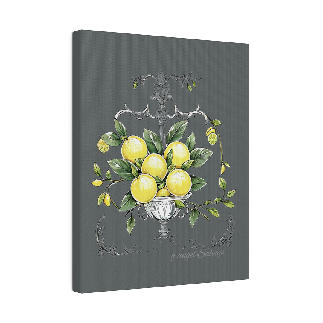 Lemons Centerpiece Matte Canvas, Stretched, 0.75"