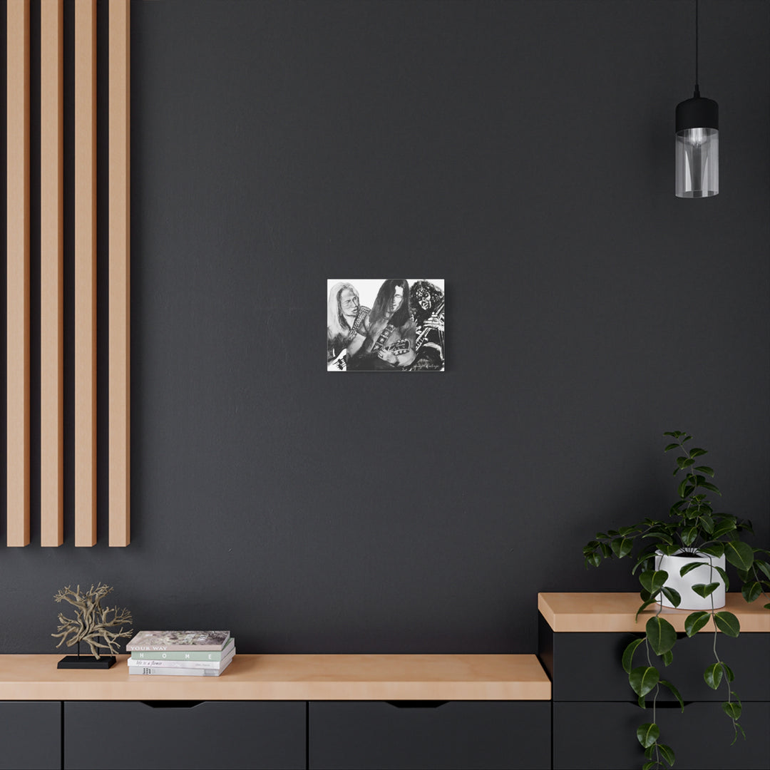 Canvas Print - Slaughter Band Mad About You painting Compilation g angel Salvaje