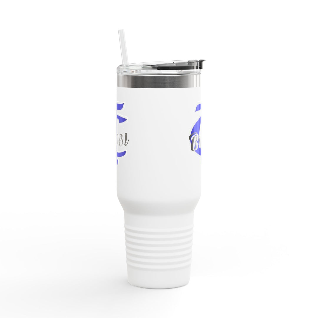Personalizable Insulated Travel Mug, 40oz - Tishomingo County High School Braves Team Spirit