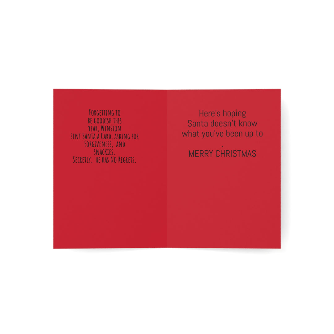 Christmas Cards - Winston Still No Regrets