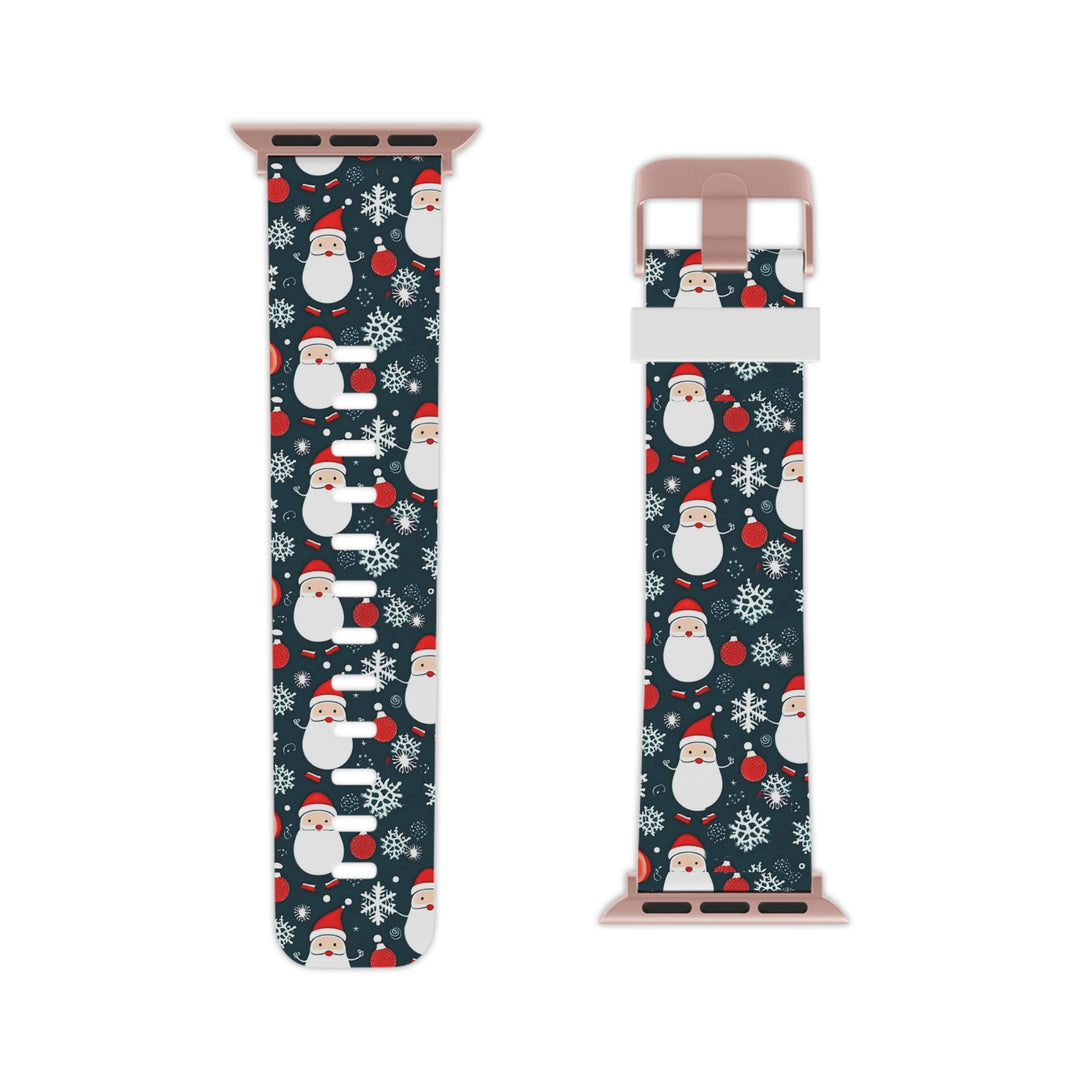 Santa and snowflakes Watch Band for Apple Watch